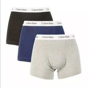 Calvin Klein Low Rise Trunks 3pack (S)
